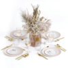 Tableware in gold